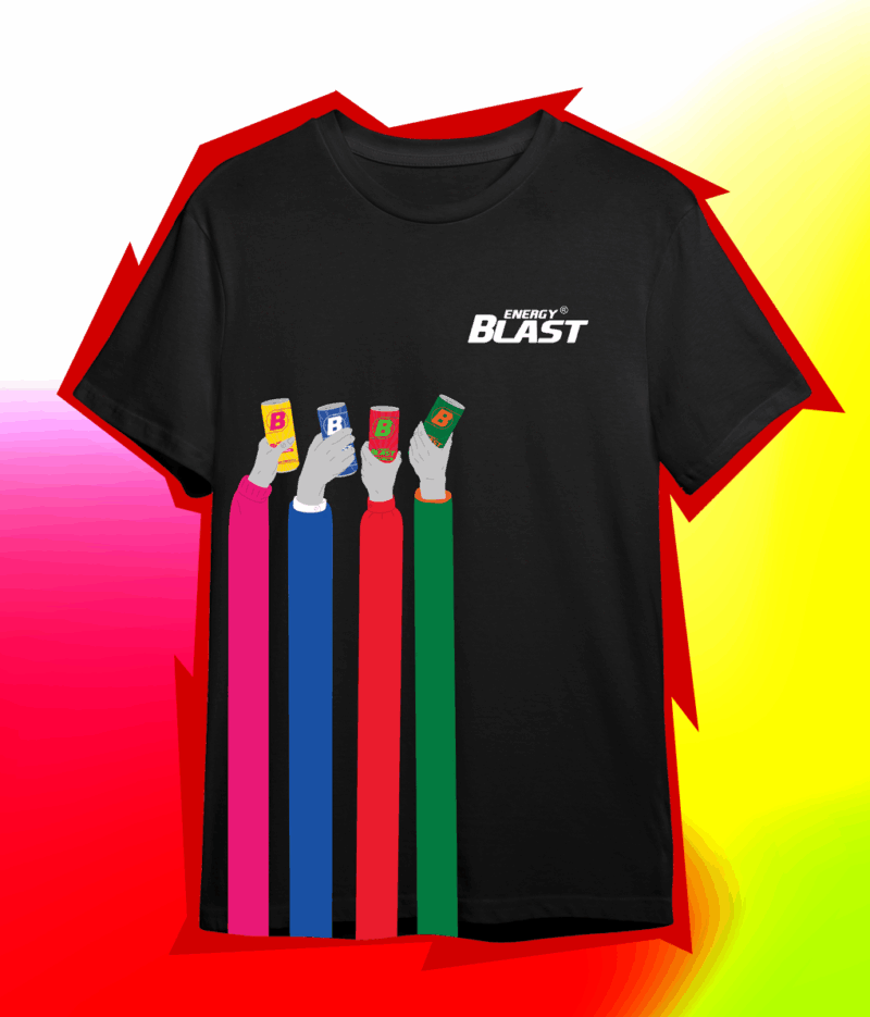 T-SHIRT typu chcę to Blast