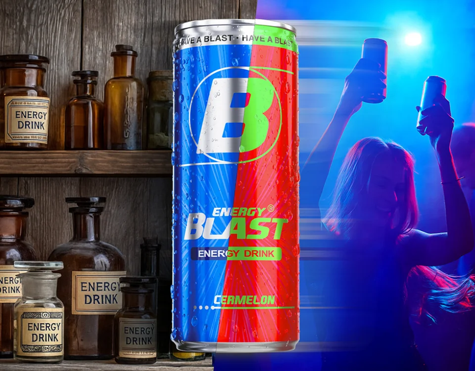 historia napojów energetycznych energy blast
