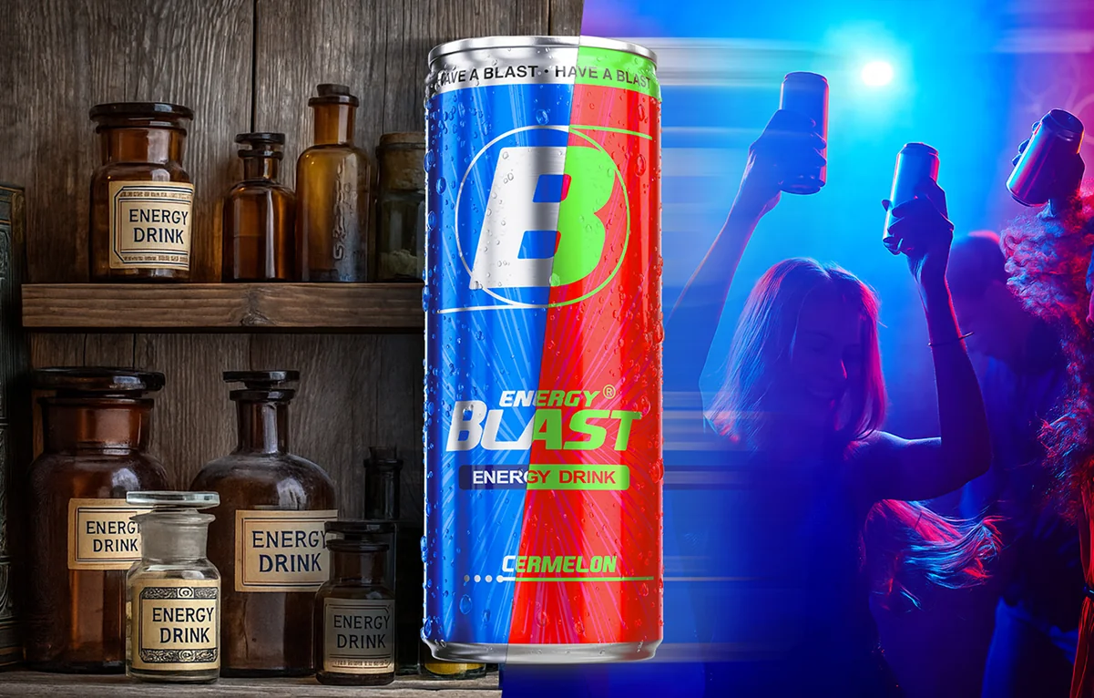 historia napojów energetycznych energy blast